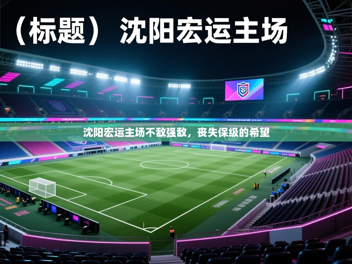 沈阳宏运主场不敌强敌，丧失保级的希望  第2张